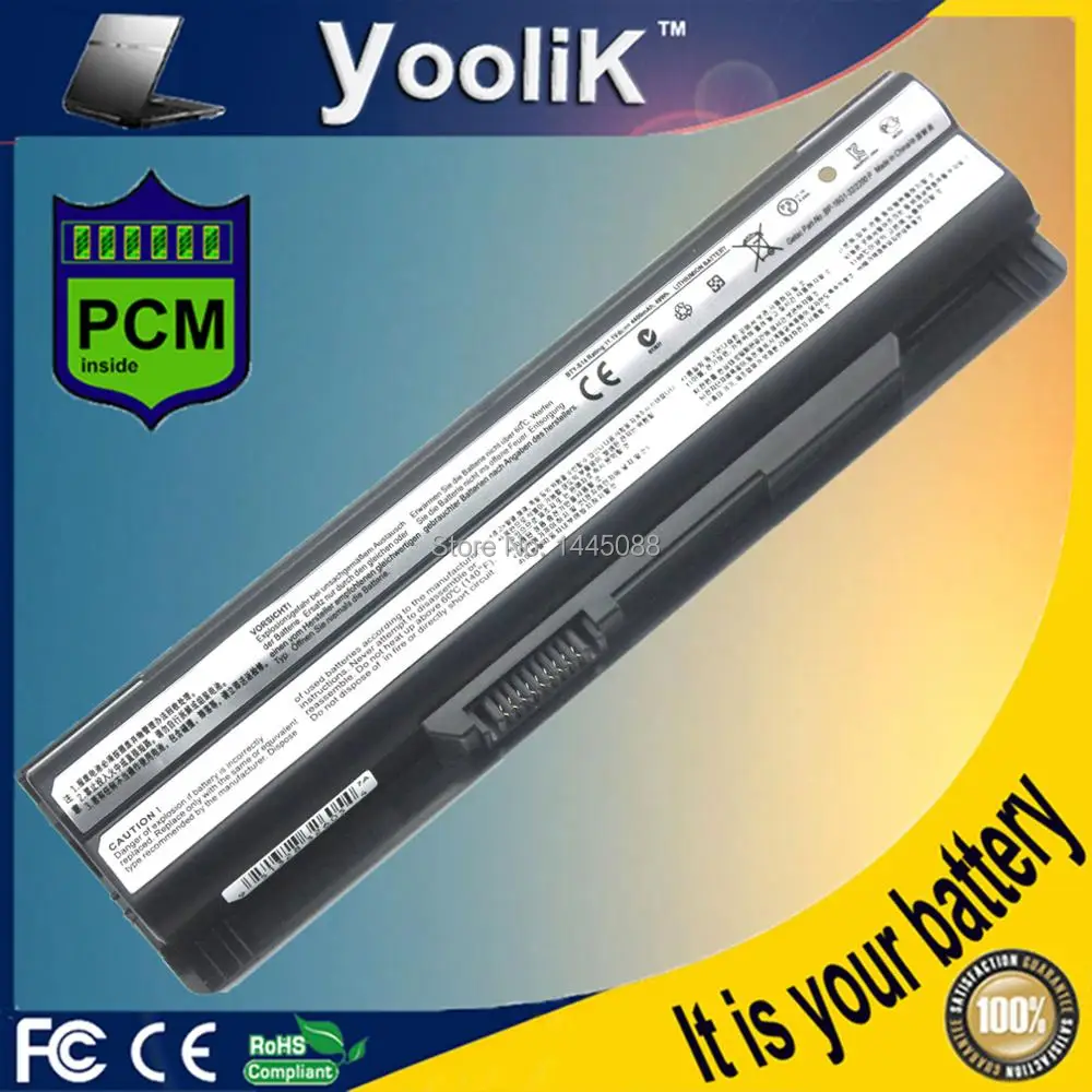 cheap 11.1v 4400mAh new Battery for MSI CX650 FR400 FX400 FX420 FR600 FX600 FX600MX FR700 FX700 BTY S14 BTY S15 40029150 40029231