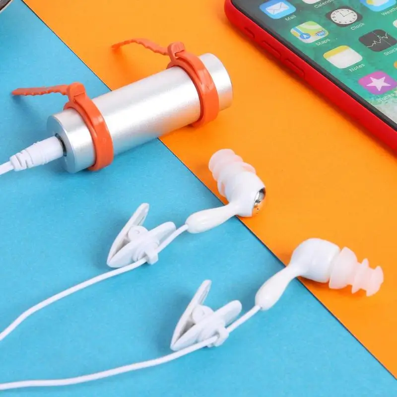 IPX8 Водонепроницаемый MP3 плеер 4 ГБ плавательный экшн-камера для спортивного дайвинга музыкальных плееров FM радио
