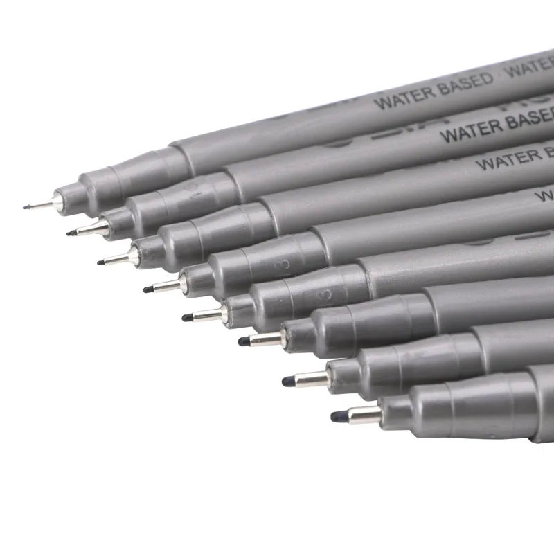 

Black Fine Line Pen Waterproof Writing Marker Sketching Art Pens