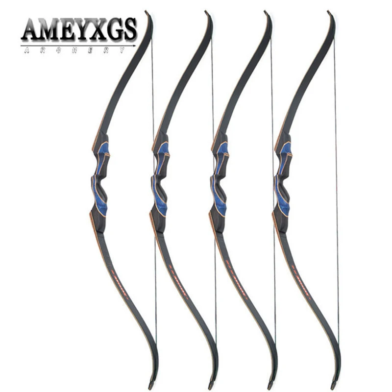 

1set 58inch Recurve Bow 20-55lbs Traditional Takedown Practice Bow Right Hand For Outdoor Hunting Shooting Archery Accessories