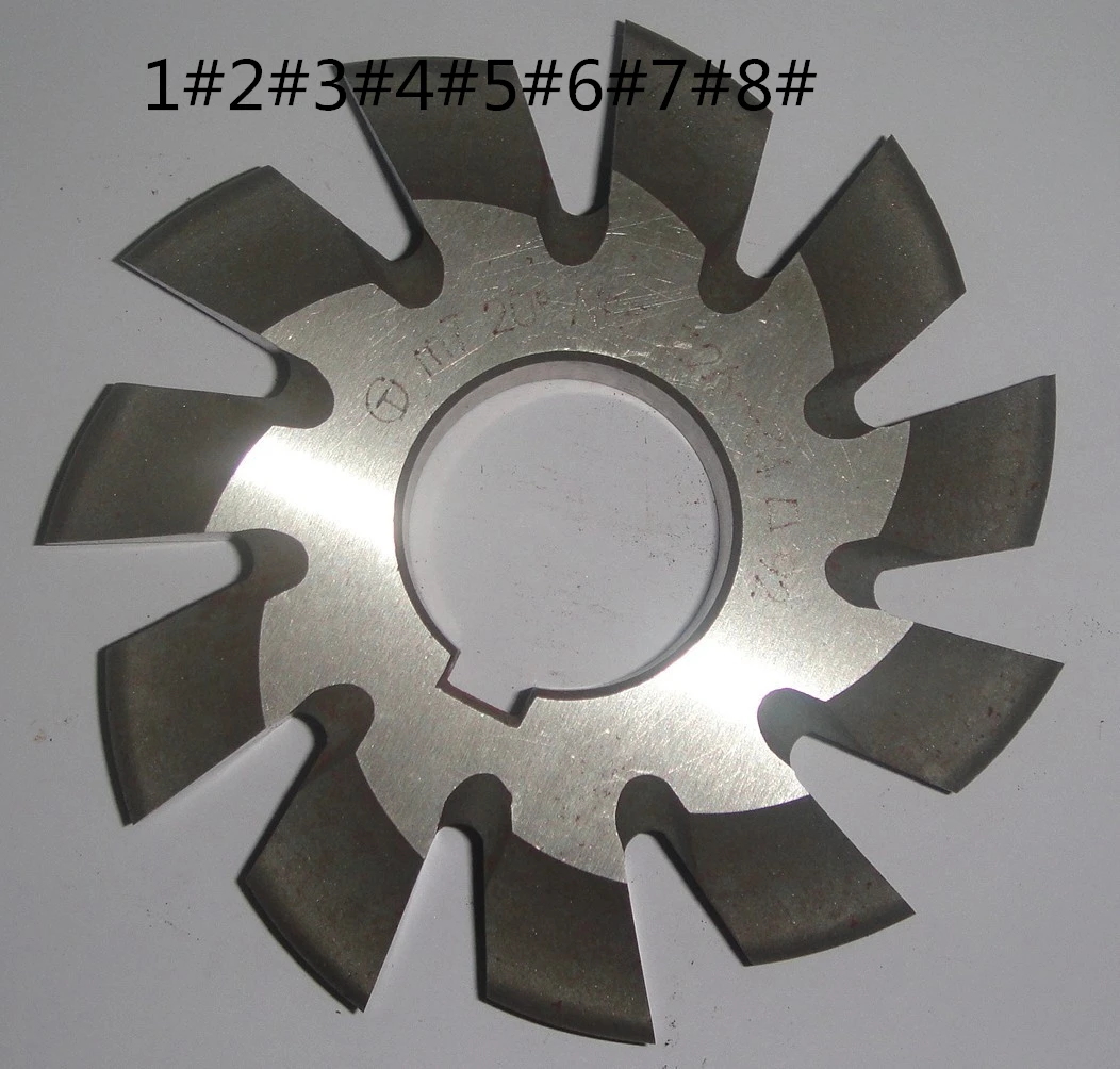 1 шт. Раздельный модуль 7 PA20 Bore32 #2 #3 #4 #5 #6 #7 #8 # Involute режущие инструменты M7|Фреза| |