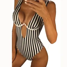 SAGACE полосатое бикини с принтом, сексуальный цельный купальник с открытой спиной, Мягкий купальник, летний купальник для женщин