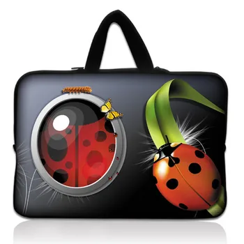 

Ladybug 10.1" 10.2" Netbook Laptop Carrying Sleeve Case Bag Cover+ Hide Handle For 9.7"-10.2" Apple, ASUS,ACER, HP,DELL