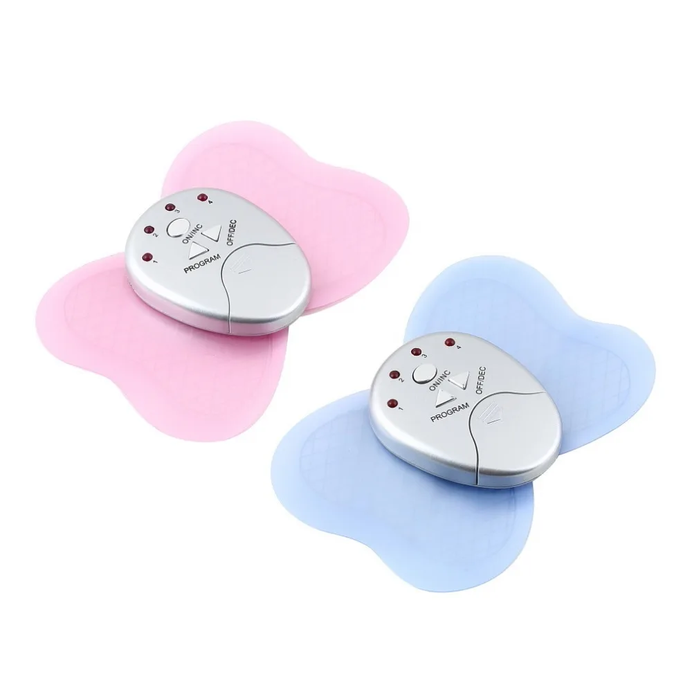 Newest Mini Electronic Body Muscle Butterfly Massager Slimming Vibration Fitness Professional Health Care drop shipping new 2