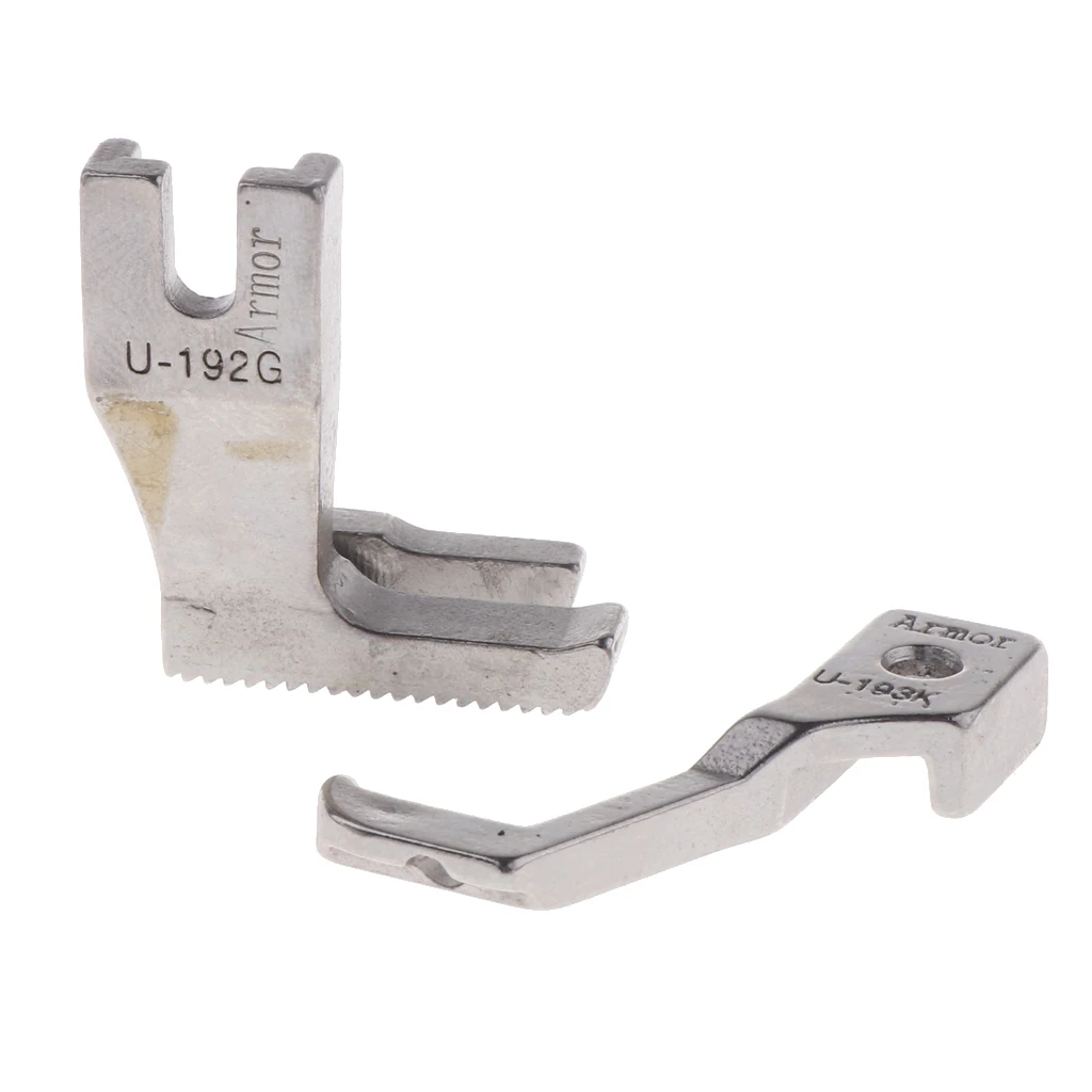 Industrial Sewing Machine Walking Piping & Welting Zipper Feet Set U192 U193