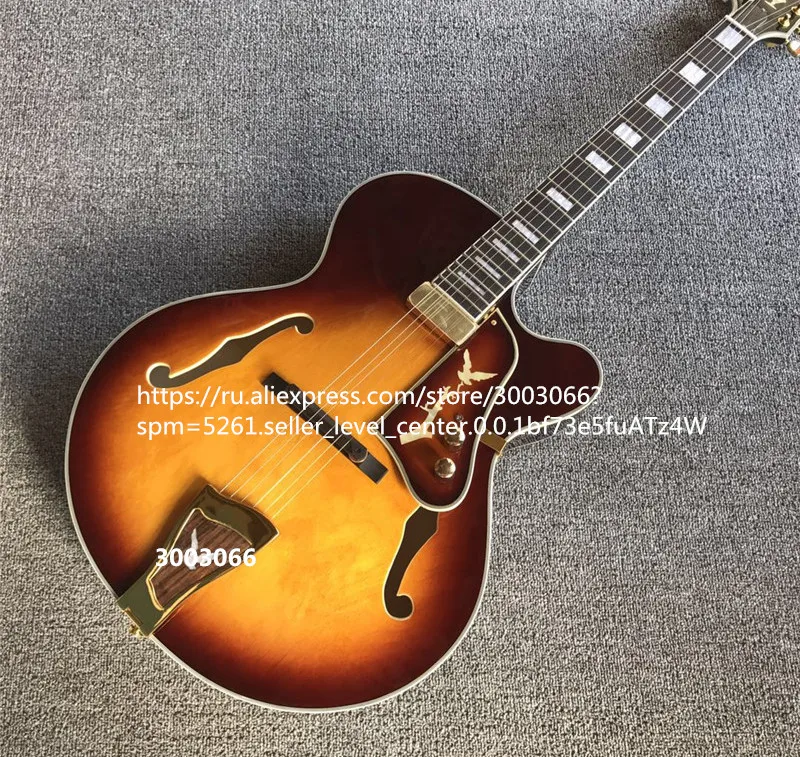 

The wholesale right handed electric guitar with 6 strings and hollow body for performance
