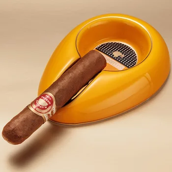 

High-end COHIBA Creative Creamic Big Size Holder 1 Rest Cigar Ashtray
