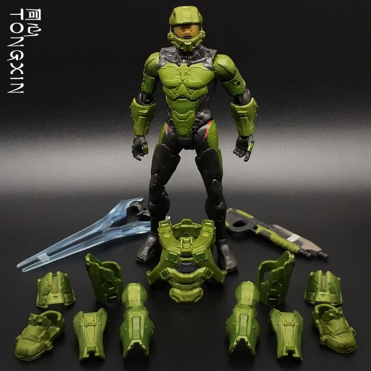 Новинка HALO Spartan Warrior Sergeant Halo модель Фигурка Mezco macfarlan