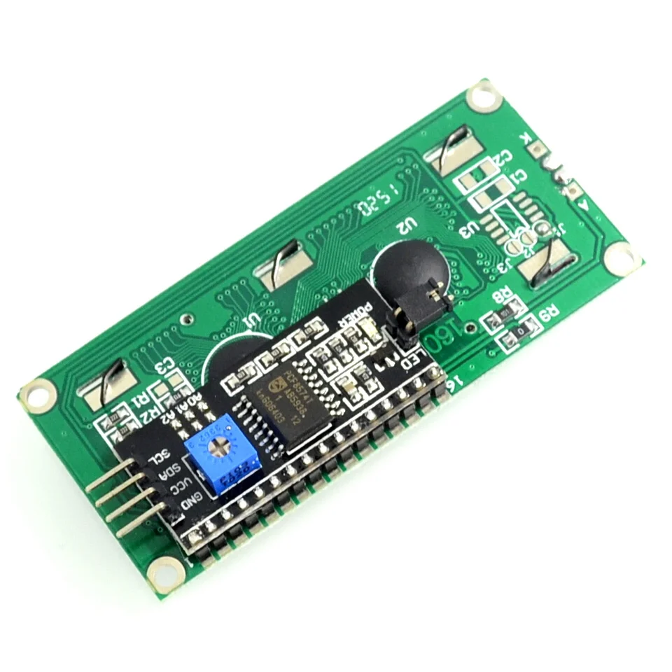 iic i2c 1602 lcd module blue screen library files manufacturer