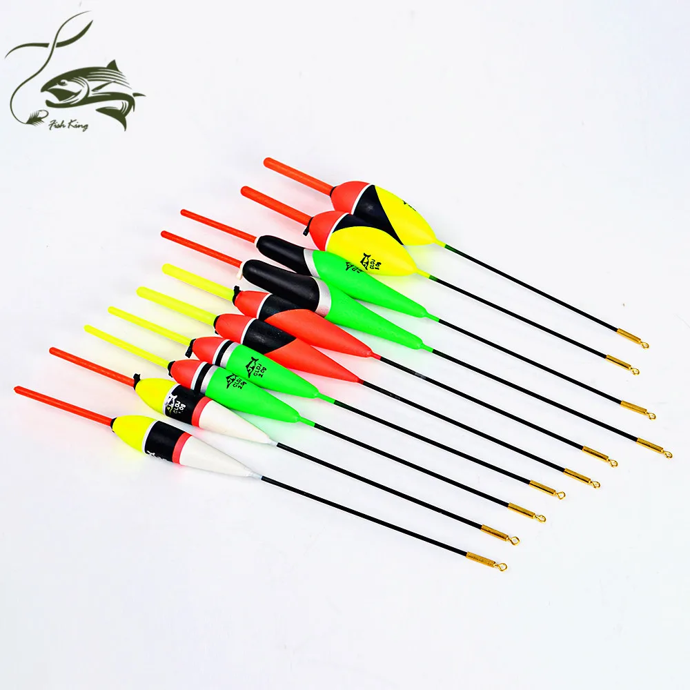 

FISH KING 10PCS Fishing Float Fishing Accessories For Carp Fishing Flotadores Dobbers Voor Vissen Flotteur de Peche Float Pesca