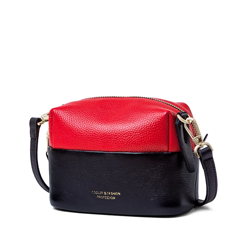 ZOOLER женские сумки высокого качества из натуральной кожи женская сумка на плечо с металлическим кольцом дизайнерская женская маленькая сумка через плечо C159 - Цвет: wine red