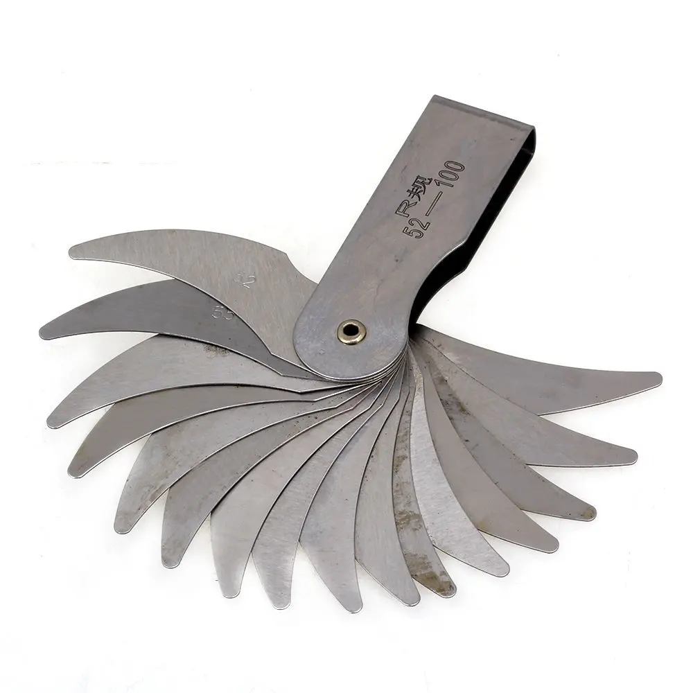 Stainless Steel R7-14.5mm Radius Fillet Gauge Gage External Internal Concave Con