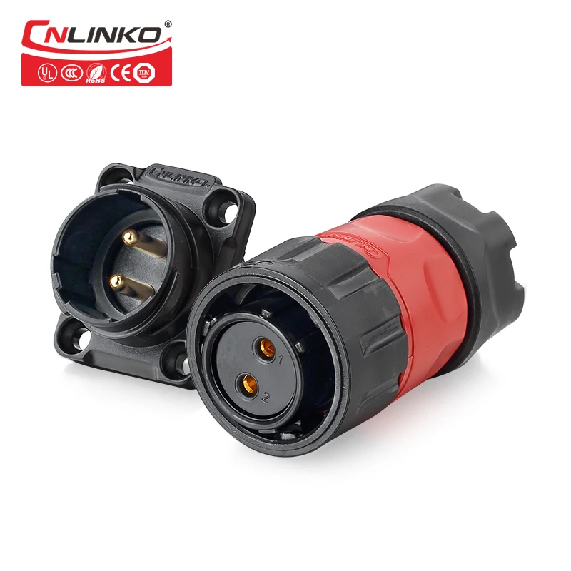 IP67 M20 2pin 3pin 4pin 5pin 7pin 9pin 12pin power signal waterproof connector light solar panel connector LED display connector