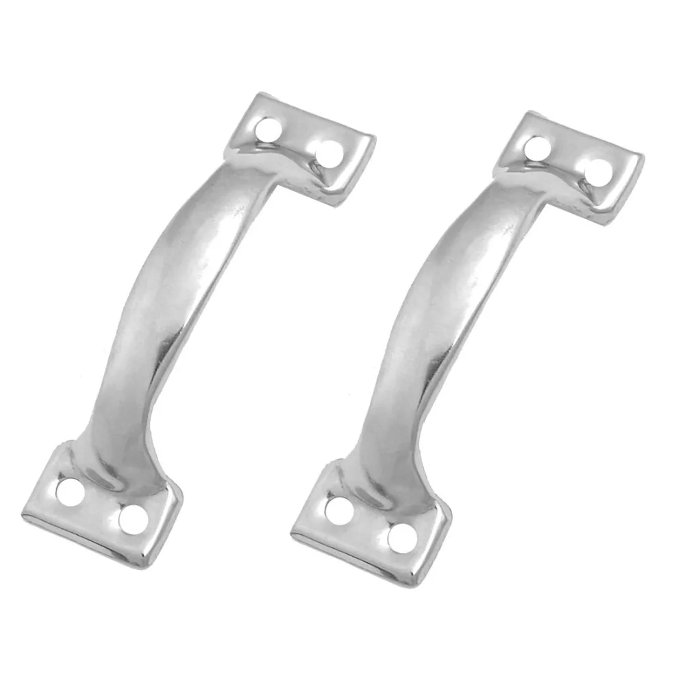 

UXCELL 2 Pcs Stainless Steel Pull Handles Grips Kitchen Furniture Handle Bedroom Cabinet Pulls Modern Home Handle