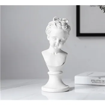 

Nordic Style Character Model Sketch Sculpture Plaster Statue Decoration Living Room Home Wine Cabinet Creative Decoration M1096