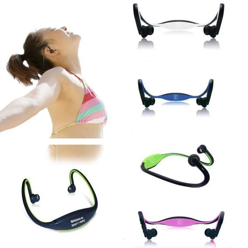 

Neutral W1 MP3 Earphone Wireless USB Charged Insert TF Card MP3 Player Sport Running Neckband Headset Portable Audio Accessories