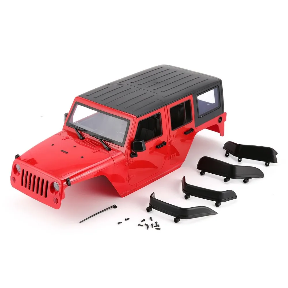 

Hard Plastic Car Shell Body DIY Kit for 313mm Wheelbase 1/10 Wrangler Jeep Axial SCX10 RC Car Crawler Vehicle Model