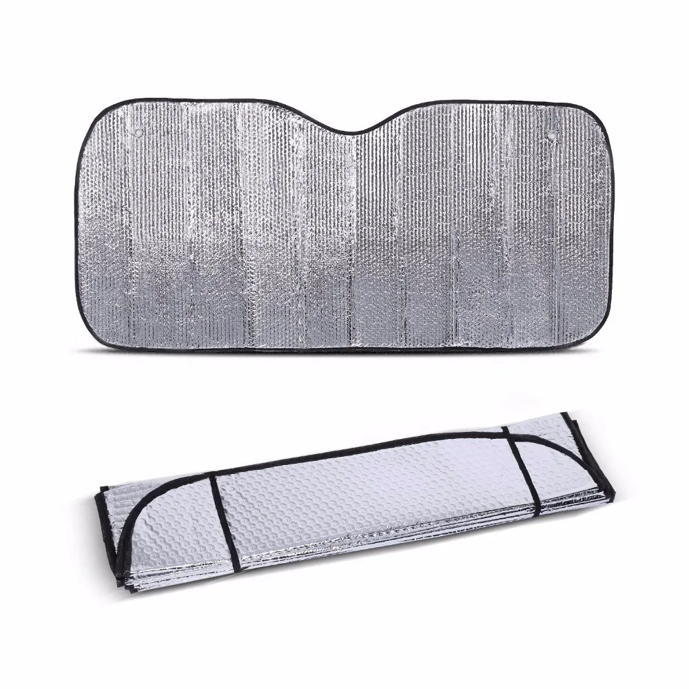 

Universal Large Silver Car Front Windscreen Windshield Sun Shade Heat Reflective Windshield Visor