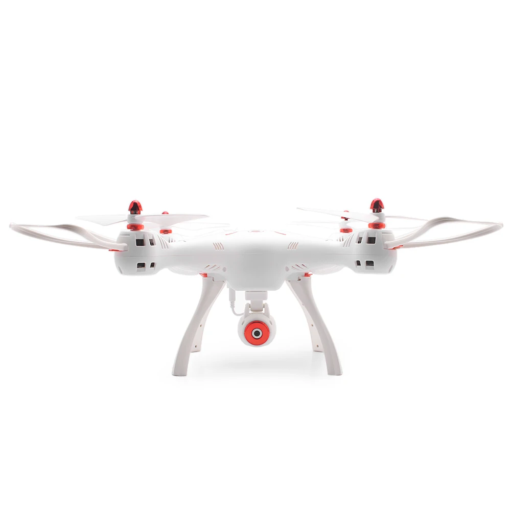 Распродажа Syma X8SW игрушка, Дрон на дистанционном управлении RTF WiFi FPV 0.3MP камера 2,4 г 4CH Air press высота удержания RC Квадрокоптеры светодиодный вертолет - Цвет: White