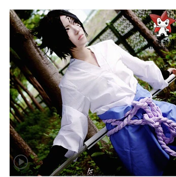 

Free Shipping New Naruto Uchiha Sasuke Cosplay Costume Halloween Costume