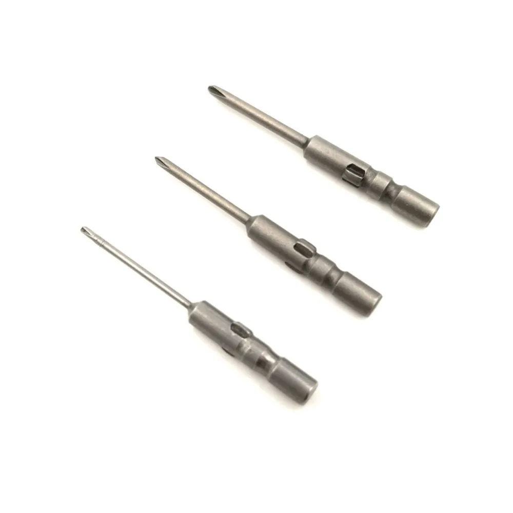 1 pcs 2.0mm 1.5mm 1.2mm Phillips Electric Screwdriver Bit Replacement