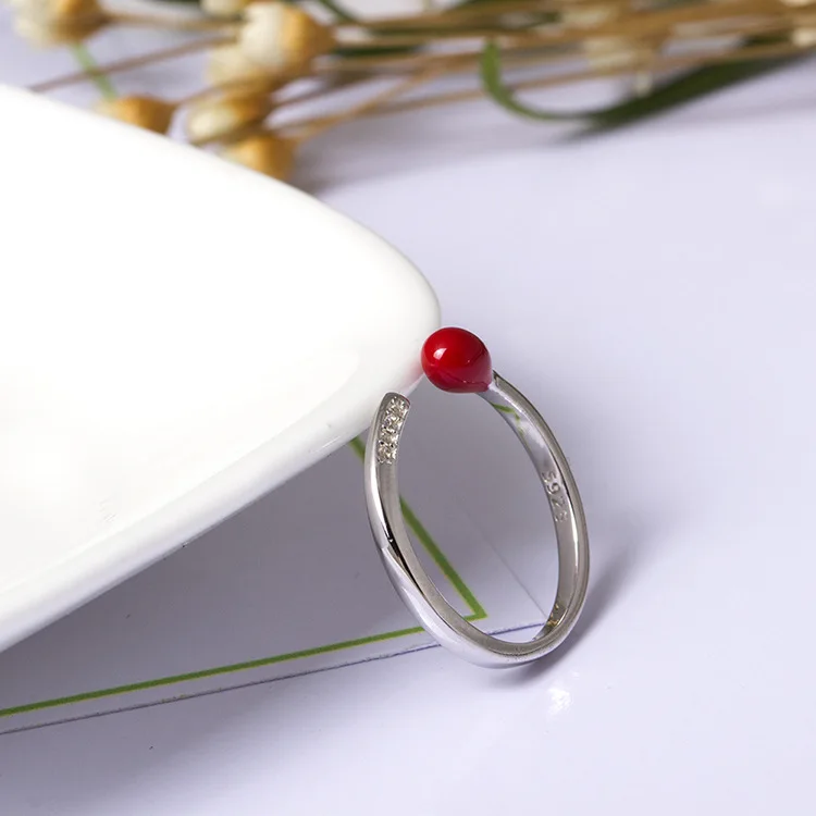 match CZ Rings 100% Sterling 925 silver Jewelry Vintage Adjustable rings for women gift free size