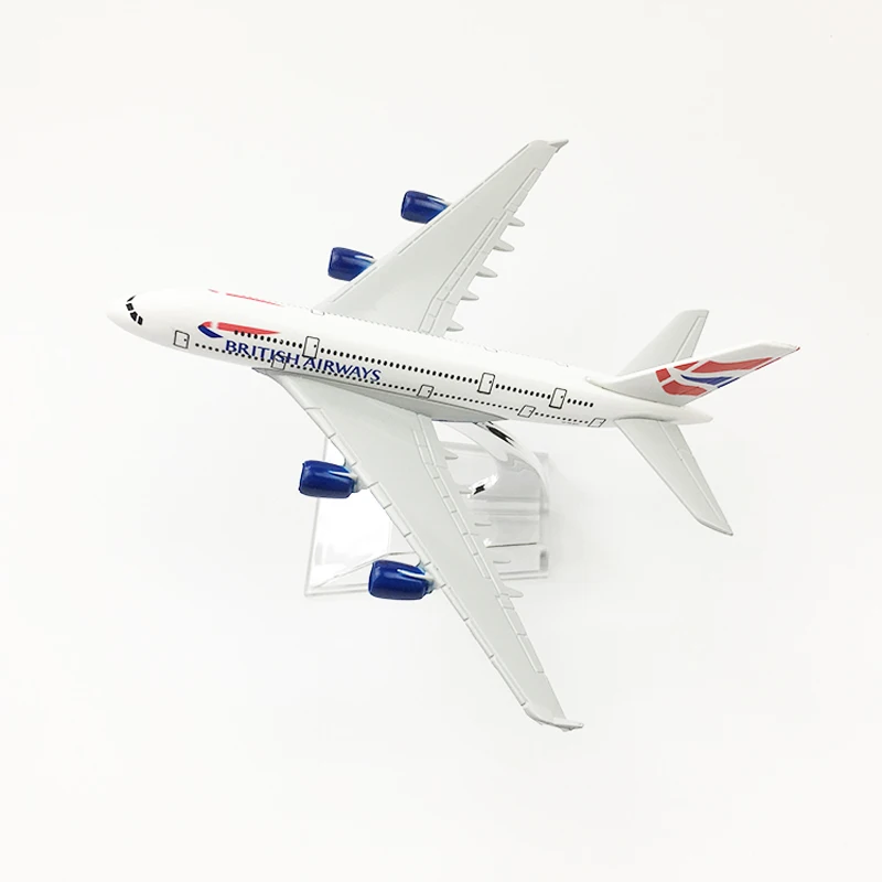 16cm A380 British Airways Metal Airplane Model Plane Toy Plane Model Display