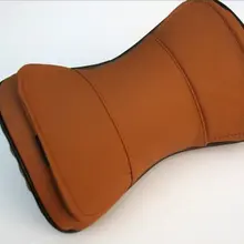 Горячая Распродажа, натуральная кожа, подголовник, подушка для шеи, Автомобильная подушка для отдыха, подушка для автомобиля, различные цвета