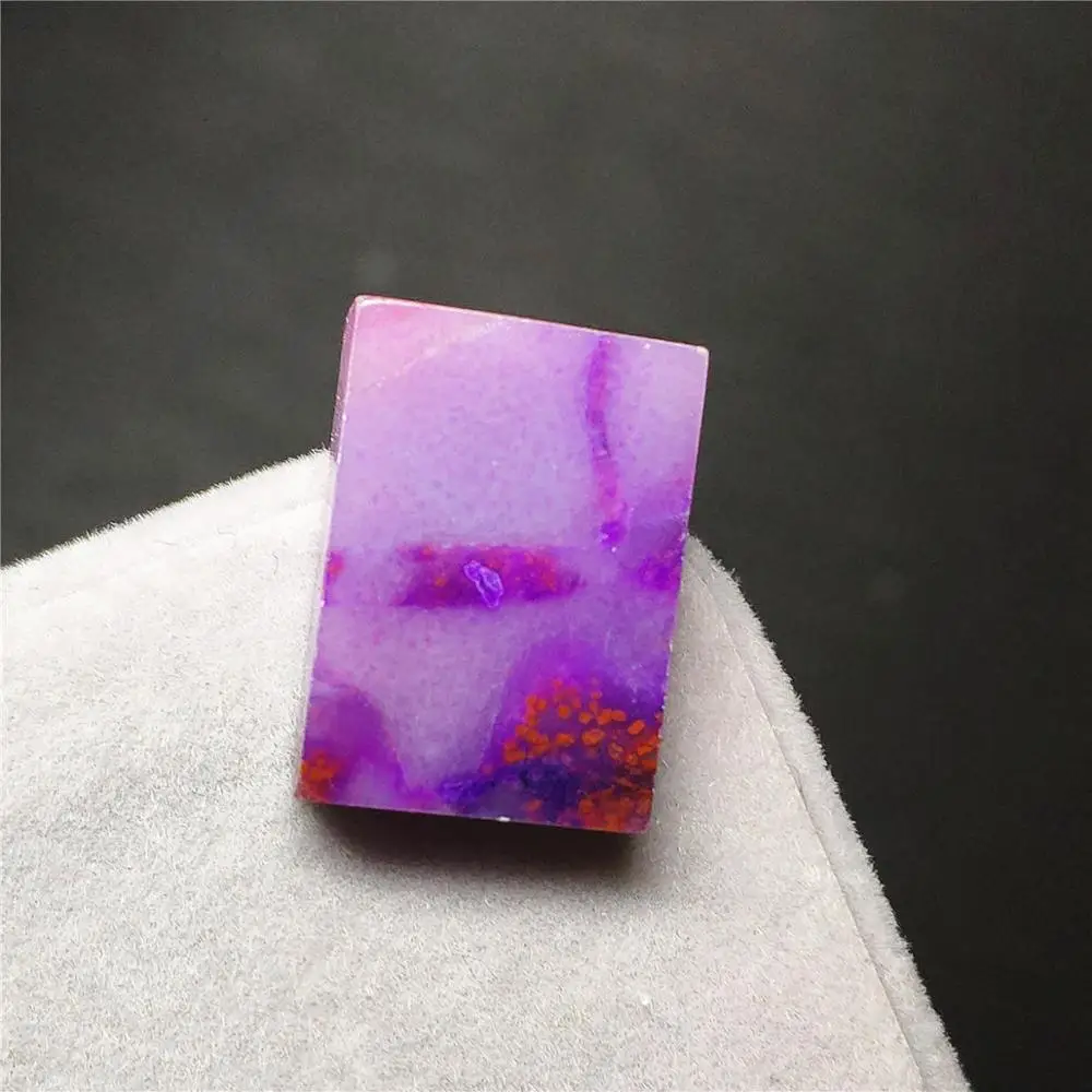 

Top Quality Natural Purple Sugilite Women Pendant 16x12x4mm Fashion Best Gift Bead Charms South Africa Cabochon Ring AAAAA