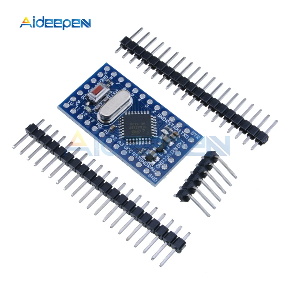 Pro Mini atmega328 Мини ATMEGA328P 5 в 16 МГц модуль с кристаллическим осциллятором булавки заменить ATMEGA128 для Arduino Nano 33,8x18 мм