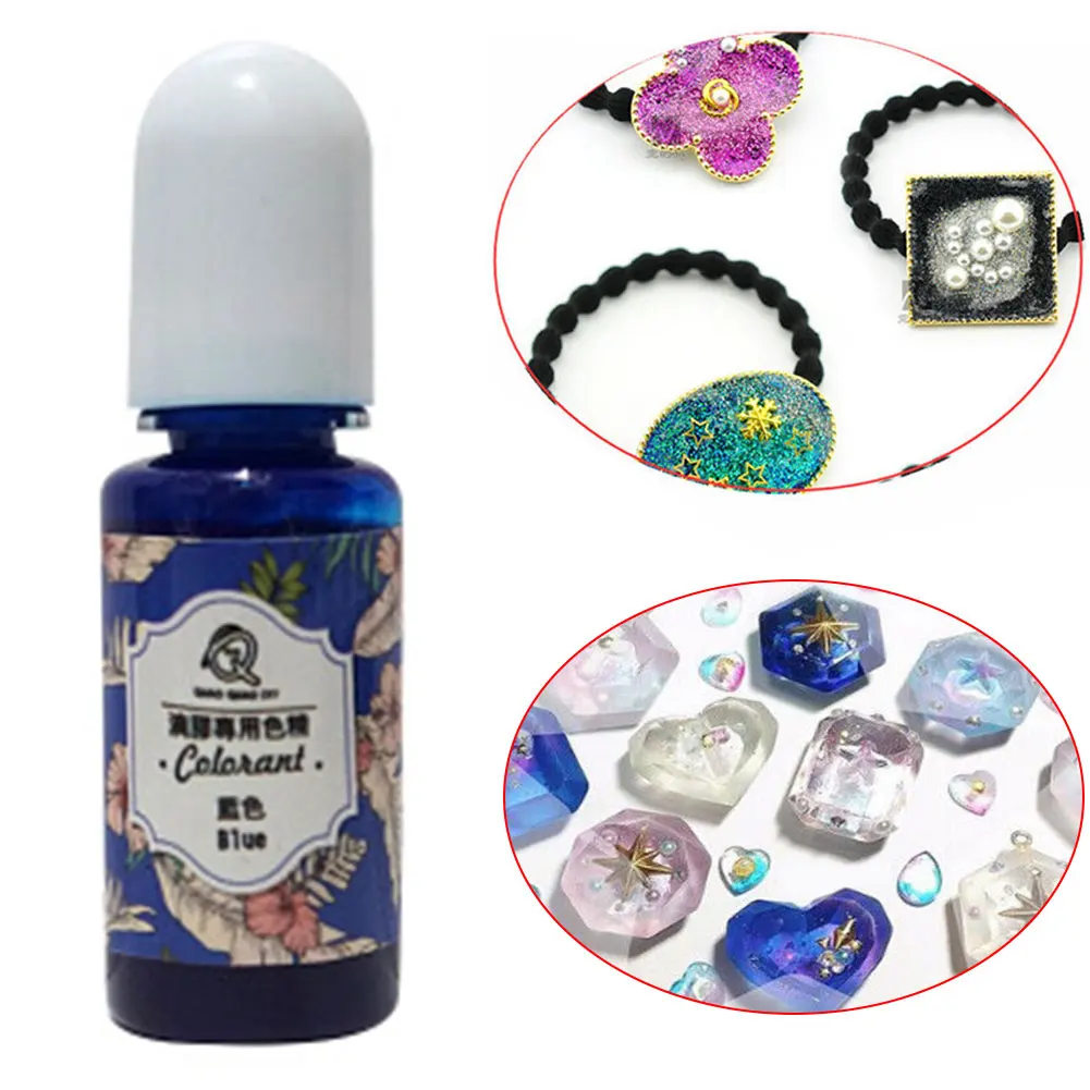 Cheap 13pcs DIY UV Epoxy Art Crafts Liquid Gift Jewelry Making Epoxy Color Resin Pigment Handmade Accessories Colorant Rainbow Mold