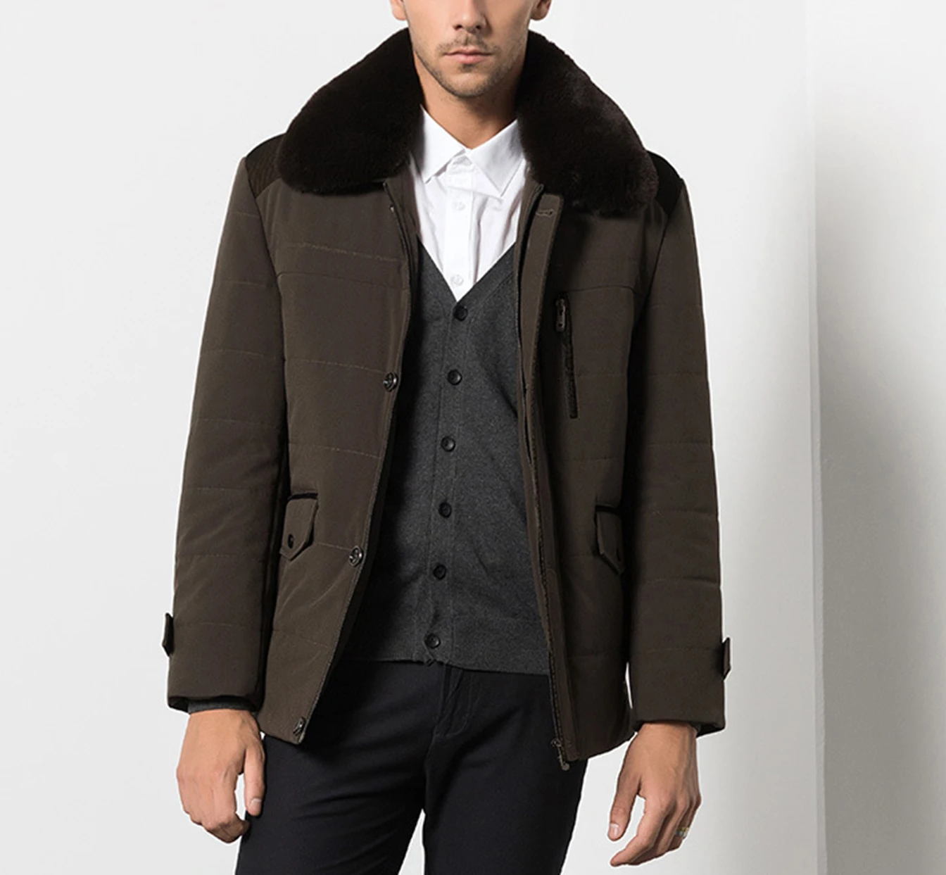 mens short winter jackets
