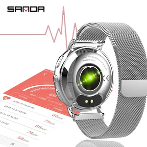 Image 4 - Смарт часы SANDA с пульсометром, мониторингом артериального давления, поддержкой нескольких видов спорта, напоминанием о вызове, умный браслет для мужчин и женщин