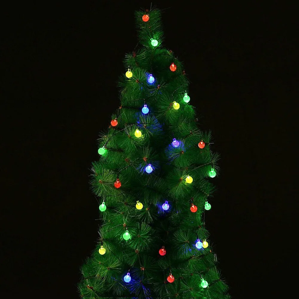 6 м 30 светодиодных огней на солнечных батареях Сказочный шар струнный свет открытый для рождественского фестиваля садовые декоративные