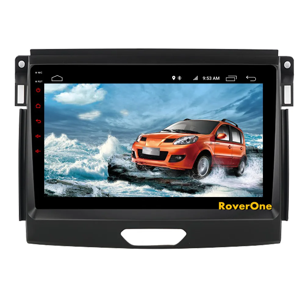 Sale RoverOne Android 9.0 Car Multimedia System For Ford Ranger Raptor 2016 - 2019 Octa Core 4G+32G Radio GPS Navigation DSP Player 10