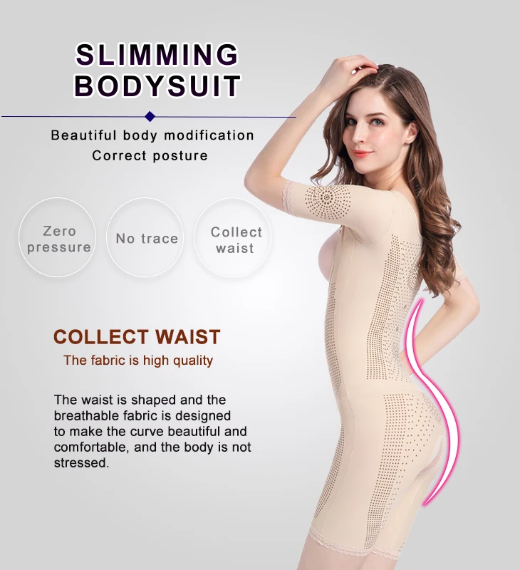 Тонкий Управление скольжения полный Body Shaper Термальность талии ...