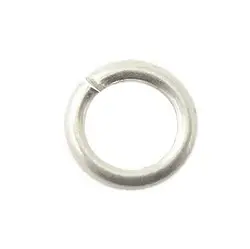 Beadsnice тонкой 925 пробы серебро 0,7x4 мм соединительные кольца одинарные петли открытый круг и Разделение круглый для ювелирных нахождения DIY
