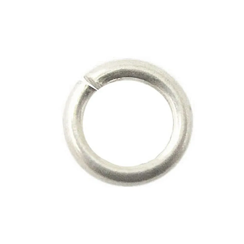 Beadsnice fine 925 пробы серебро 0 7x4 мм соединительные кольца один петли открытый Круг &amp