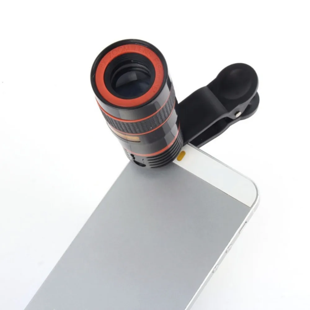 EDAL Универсальный клип 12X зум Мобильный телефон Телескоп объектив телефото Внешний объектив для смартфонов для iPhone сумка для iPhone