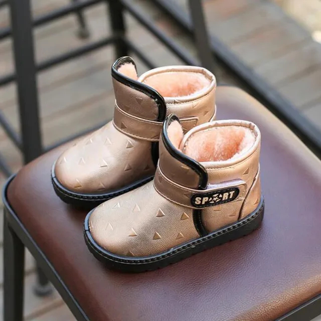 Children snow boots girls & boys boots kids winter shoes waterproof non