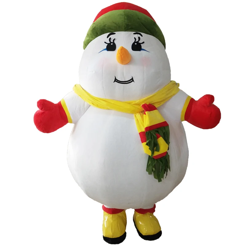 Стиль 2,6 м надувной снеговик костюм надувной Рождественский снеговик для рекламы на заказ подходит для взрослых от 1,7 м до 1,9 м