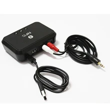 Горячая NFC беспроводной стерео Bluetooth аудио приемник портативный Bluetooth адаптер NFC с поддержкой 3,5 мм/RCA выход Музыка Звук автомобильный динамик