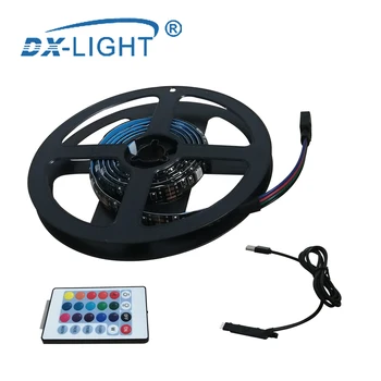 

DC 5V 1M 2M 3M USB LED Strip Light 5050 Waterproof RGB Flexible LED Strip Light Can Remote Control Living room Advertising Light