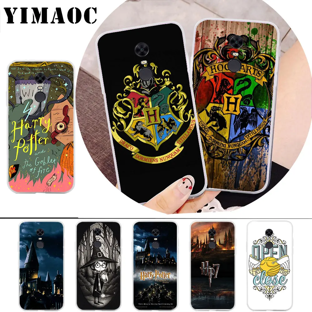 

YIMAOC Harry potter all books Soft Case for Xiaomi Redmi 4A Note 7 4X 5 Plus 5A Prime 6 Pro 6A S2