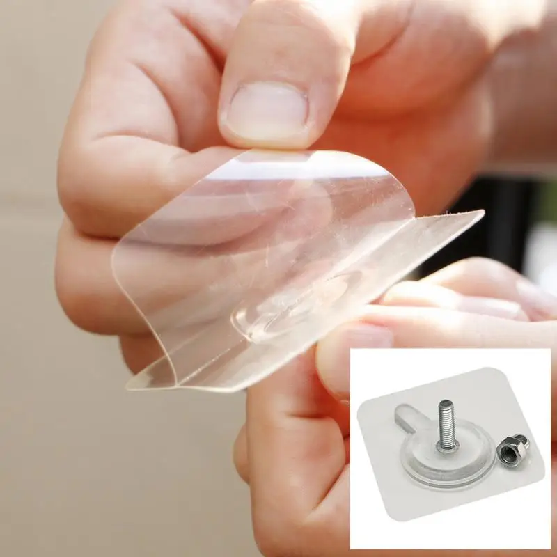 

2pcs Wall Hanger Kitchen Bath Hanging Hooks Seamless Strong Self Adhesive Door Bathroom Walls Towel Clothes Hook Hanger