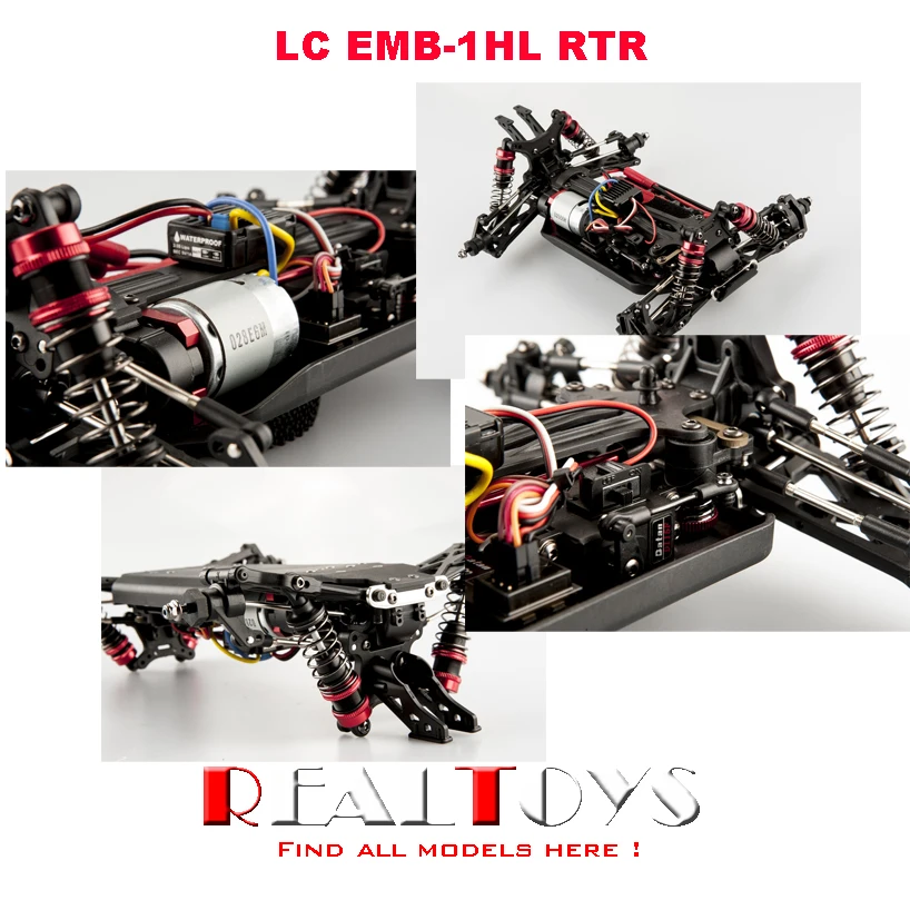 LC гоночный 1/14th EMB-1HL электрическая щетка power внедорожный RC Buggy RTR