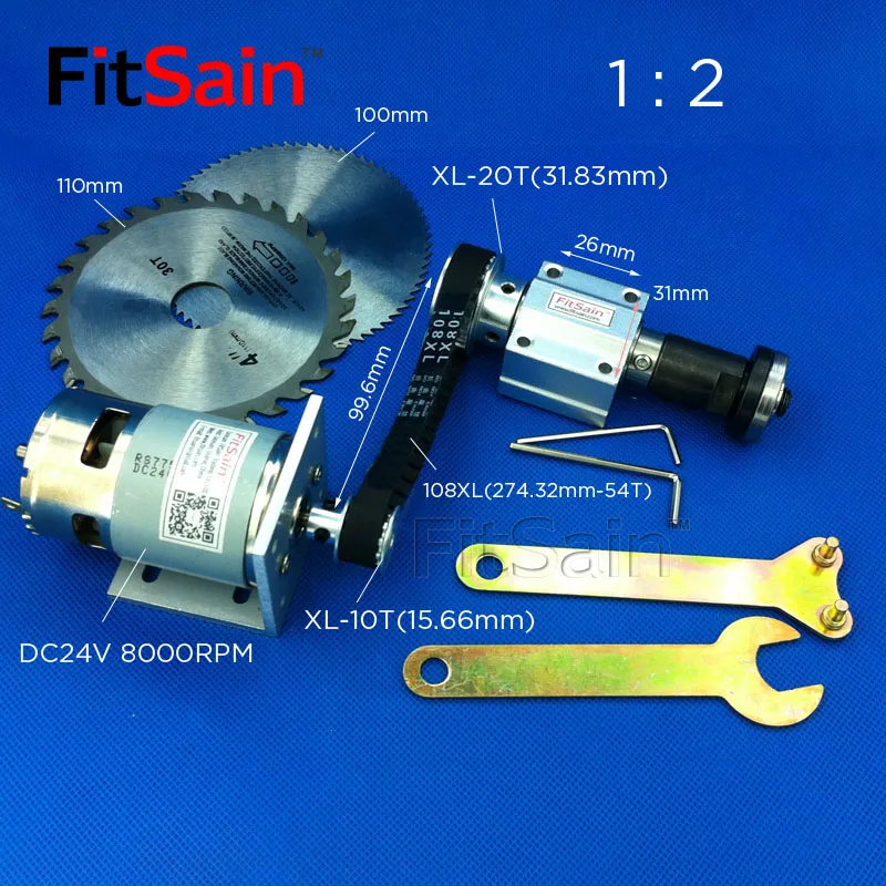 Baratos FitSain DC24V 8000RPM Mini sierra de mesa para 4 \