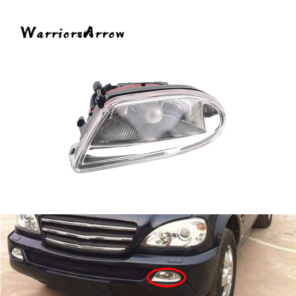 

WarriorsArrow Front Left Fog Light Lamp Housing Assembly No Bulb For Mercedes-Bens ML320 1998-2003 ML350 ML430 ML500 1638200328