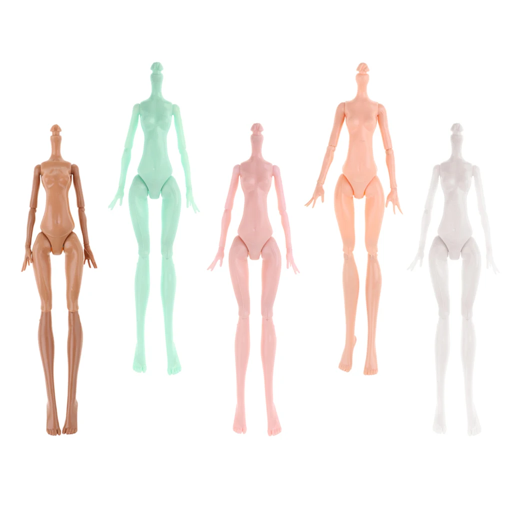 Stylish Doll Body Modern Ball Jointed Girl Dolls Model Toy For Monster High Dolls 5 Pieces Mixed Skin Tone Custom Accessories