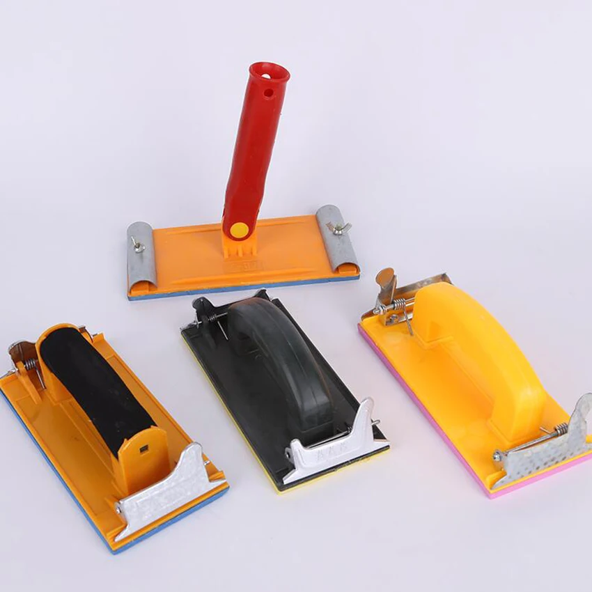 Handheld Belt Sandpaper Frame Sand Paper Devil Sanding Block Diy Tool Bubble Sandpaper Clip